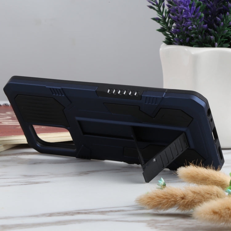 For vivo Y21s / Y33s / Y21 Vanguard Warrior All Inclusive Double-color Shockproof TPU + PC Protective Case with Holder