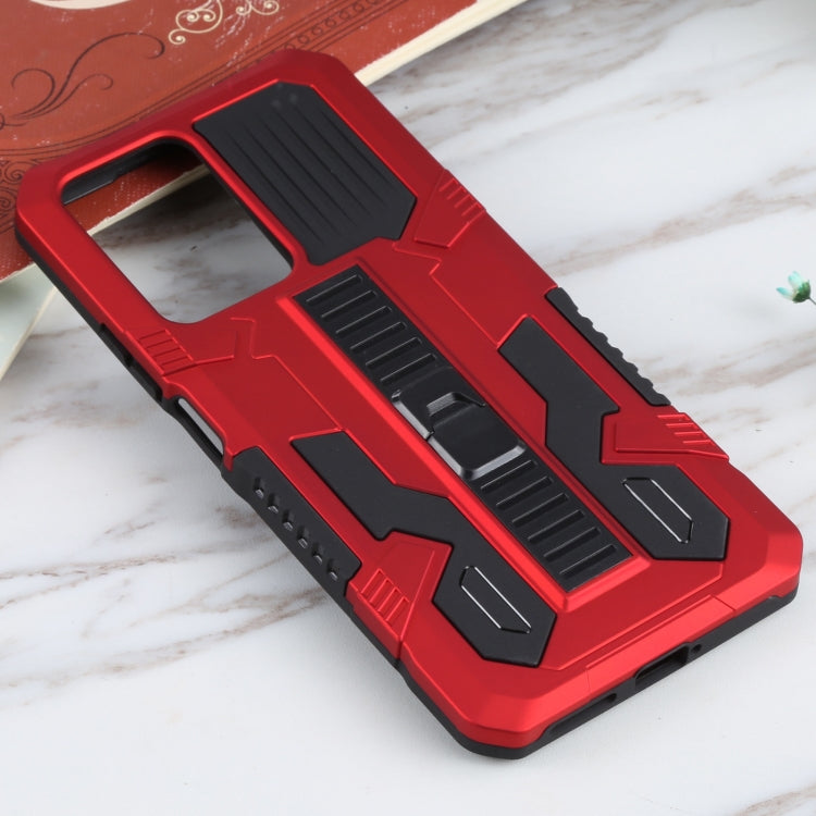 For Xiaomi 11T Vanguard Warrior All Inclusive Double-color Shockproof TPU + PC Protective Case with Holder
