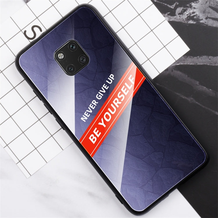 For Huawei Mate 20 Pro Shockproof PC + TPU + Glass Protective Case
