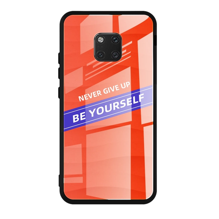 For Huawei Mate 20 Pro Shockproof PC + TPU + Glass Protective Case