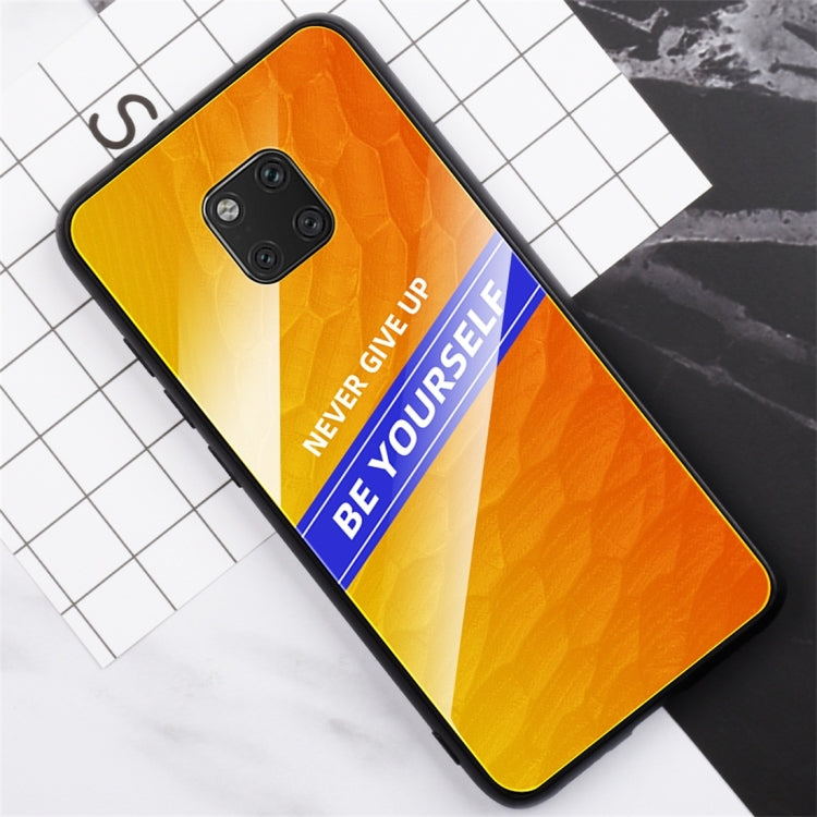 For Huawei Mate 20 Pro Shockproof PC + TPU + Glass Protective Case
