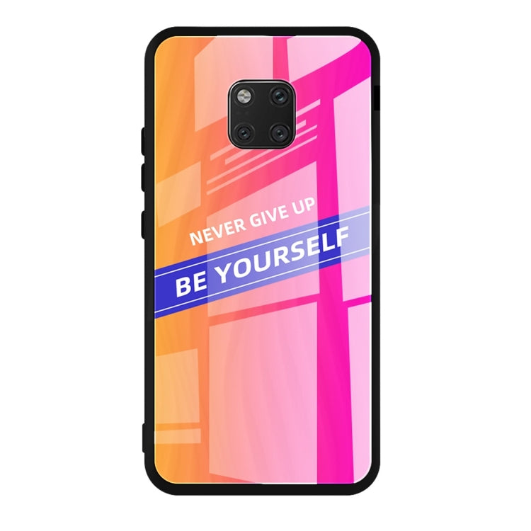 For Huawei Mate 20 Pro Shockproof PC + TPU + Glass Protective Case