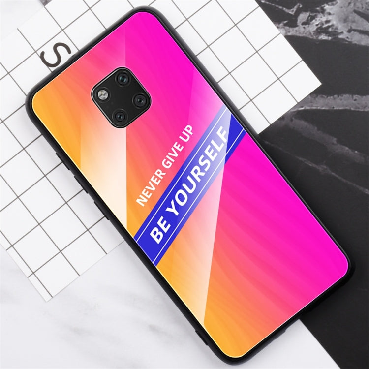 For Huawei Mate 20 Pro Shockproof PC + TPU + Glass Protective Case