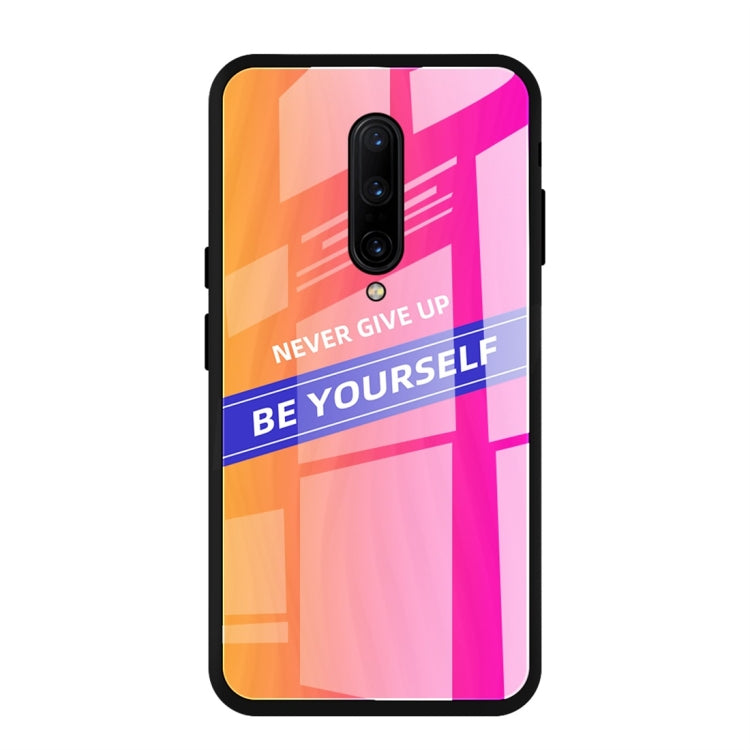 For OnePlus 7 Pro Shockproof PC + TPU + Glass Protective Case