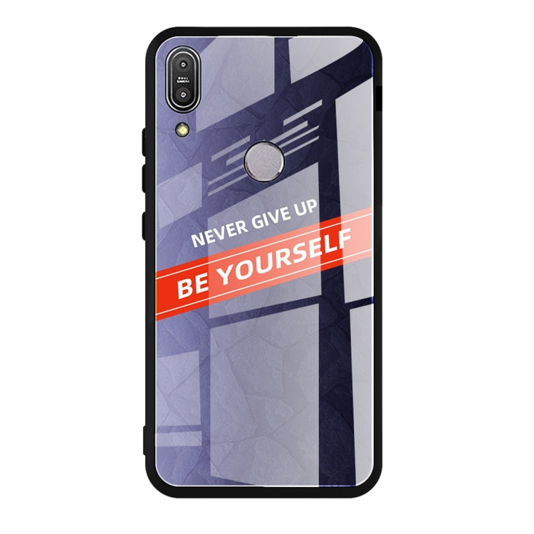For Asus ZenFone Max Pro M1 ZB601KL Shockproof PC + TPU + Glass Protective Case