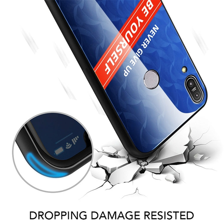 For Asus ZenFone Max Pro M1 ZB601KL Shockproof PC + TPU + Glass Protective Case