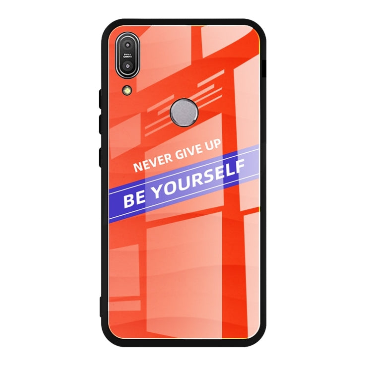 For Asus ZenFone Max Pro M1 ZB601KL Shockproof PC + TPU + Glass Protective Case
