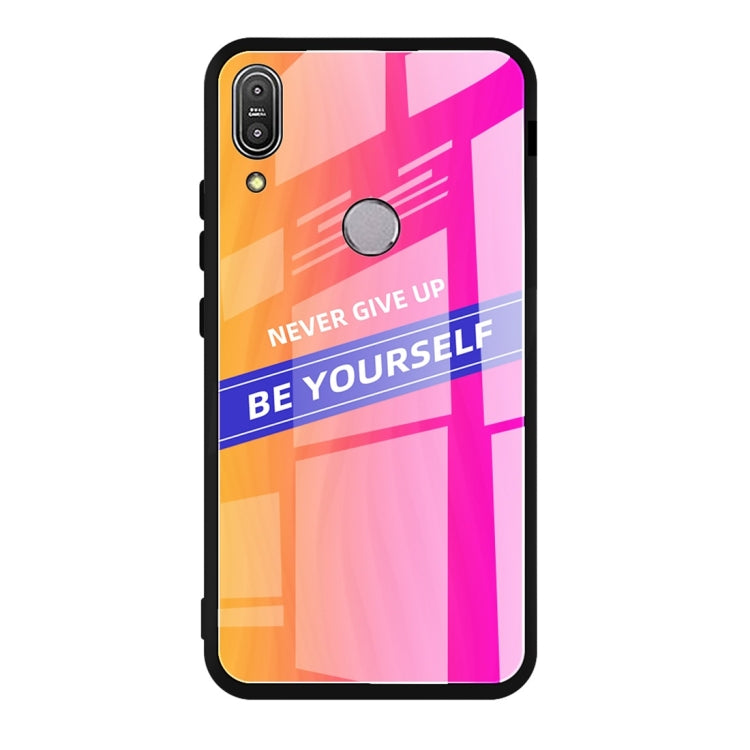 For Asus ZenFone Max Pro M1 ZB601KL Shockproof PC + TPU + Glass Protective Case