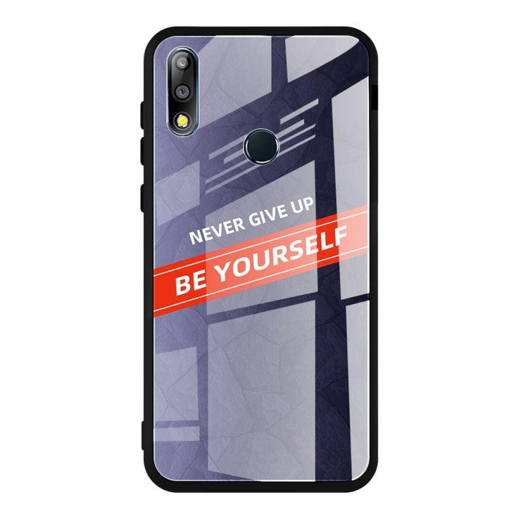 For Asus Zenfone Max Pro M2 ZB631KL Shockproof PC + TPU + Glass Protective Case