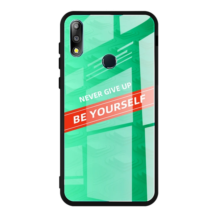 For Asus Zenfone Max Pro M2 ZB631KL Shockproof PC + TPU + Glass Protective Case