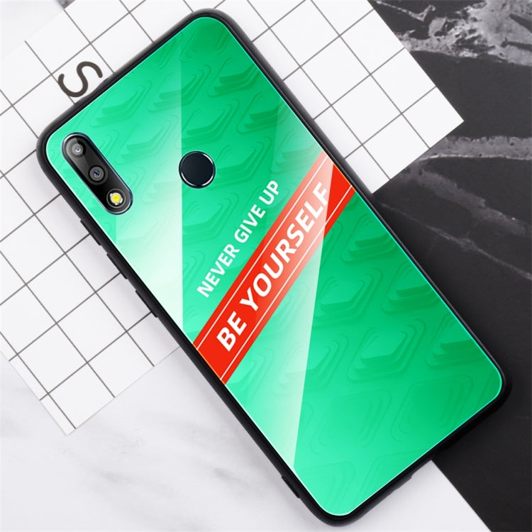 For Asus Zenfone Max Pro M2 ZB631KL Shockproof PC + TPU + Glass Protective Case