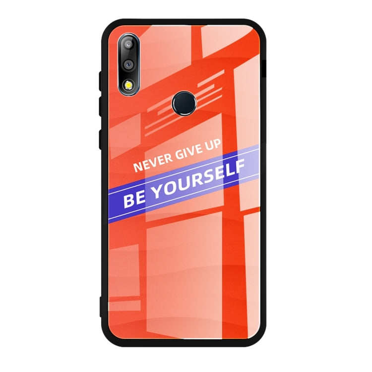 For Asus Zenfone Max Pro M2 ZB631KL Shockproof PC + TPU + Glass Protective Case