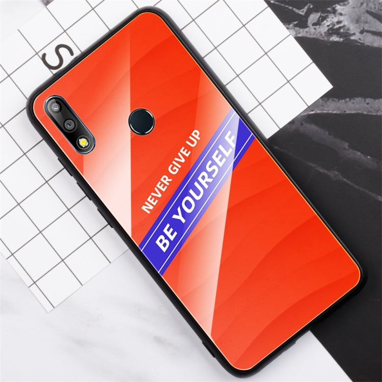 For Asus Zenfone Max Pro M2 ZB631KL Shockproof PC + TPU + Glass Protective Case