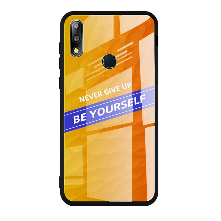 For Asus Zenfone Max Pro M2 ZB631KL Shockproof PC + TPU + Glass Protective Case