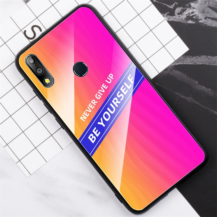 For Asus Zenfone Max Pro M2 ZB631KL Shockproof PC + TPU + Glass Protective Case
