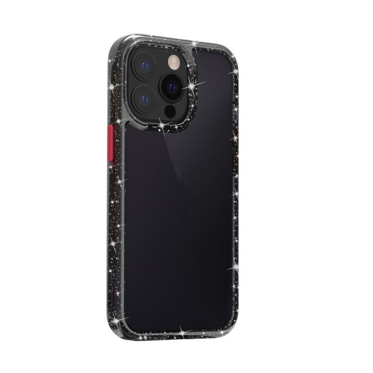 For iPhone 13 Pro Kingsteel Wolf Glass Glitter Protective Case