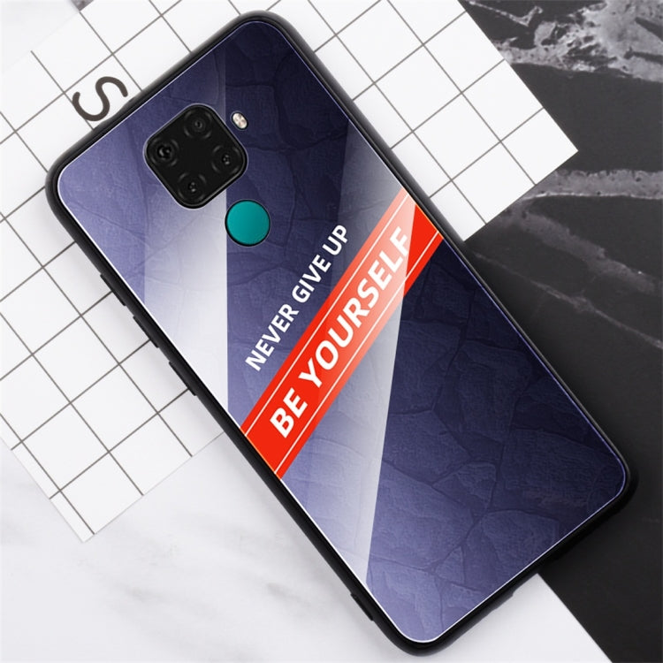 For Huawei nova 5i Pro Shockproof PC + TPU + Glass Protective Case