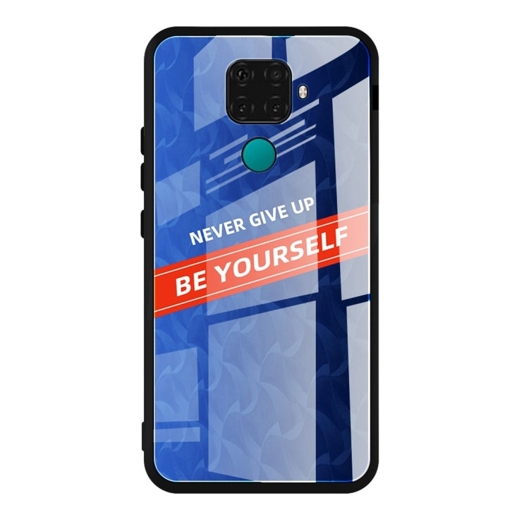For Huawei nova 5i Pro Shockproof PC + TPU + Glass Protective Case