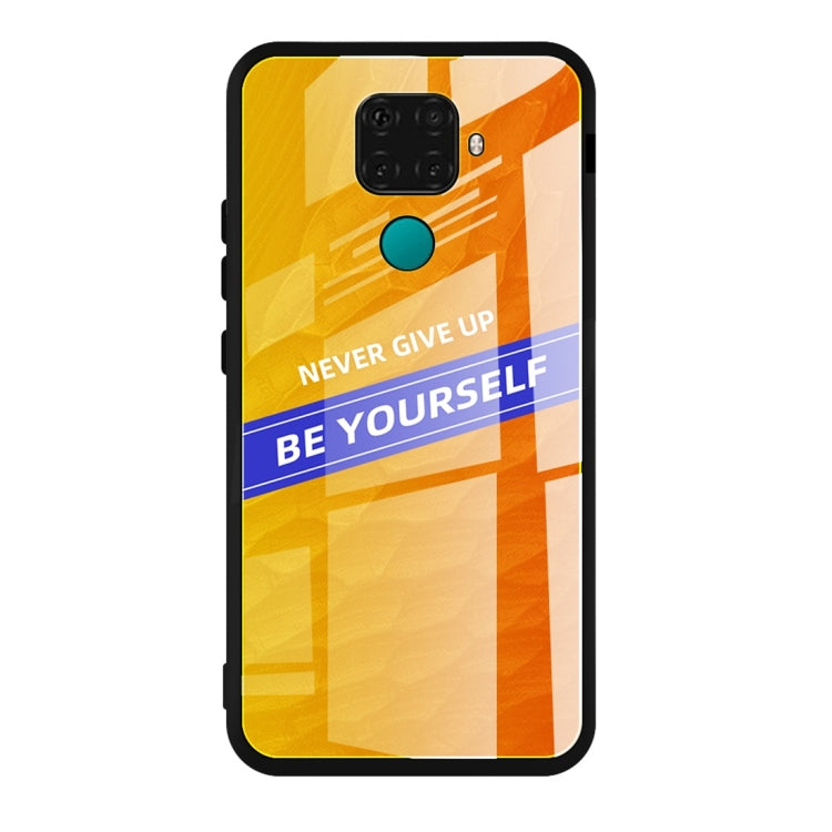For Huawei nova 5i Pro Shockproof PC + TPU + Glass Protective Case