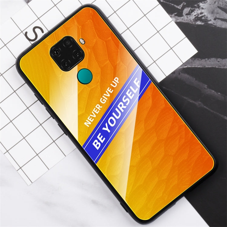 For Huawei nova 5i Pro Shockproof PC + TPU + Glass Protective Case
