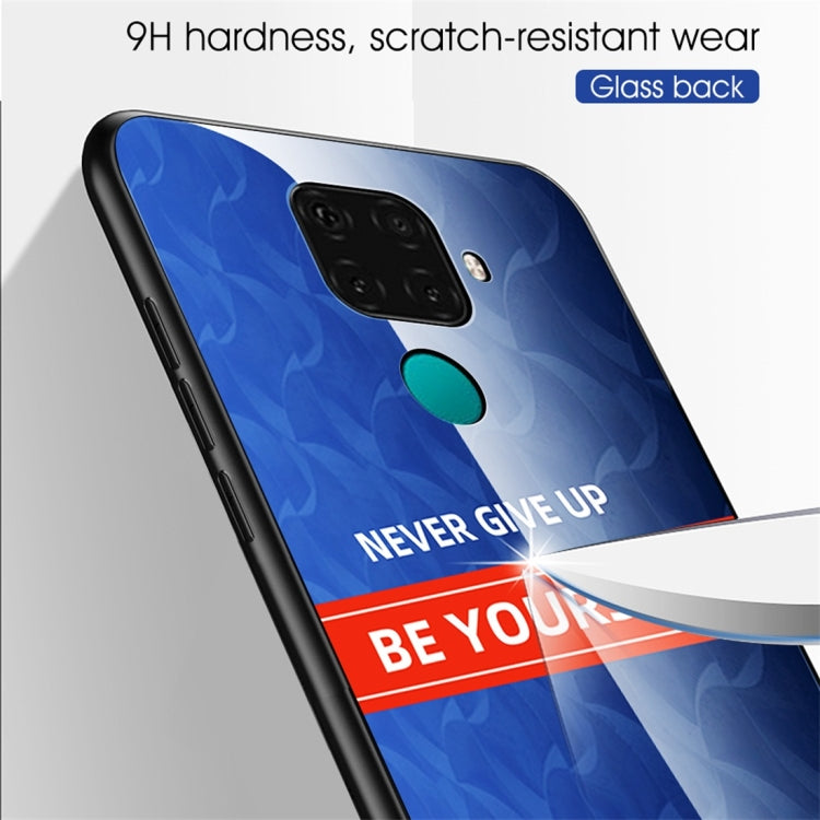 For Huawei nova 5i Pro Shockproof PC + TPU + Glass Protective Case