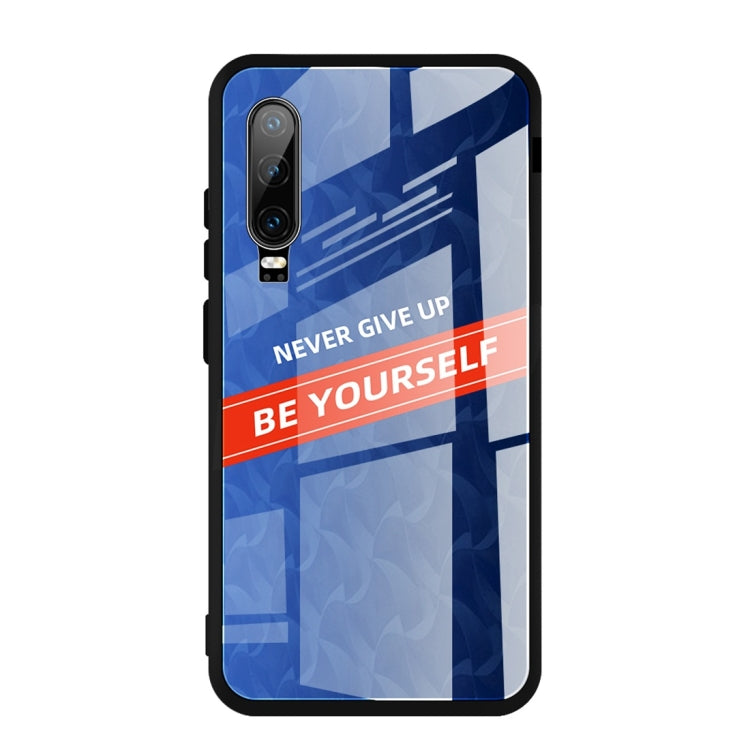 For Huawei P30 Shockproof PC + TPU + Glass Protective Case