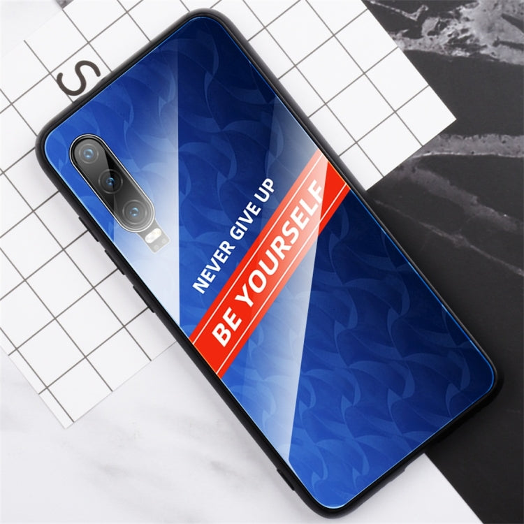 For Huawei P30 Shockproof PC + TPU + Glass Protective Case