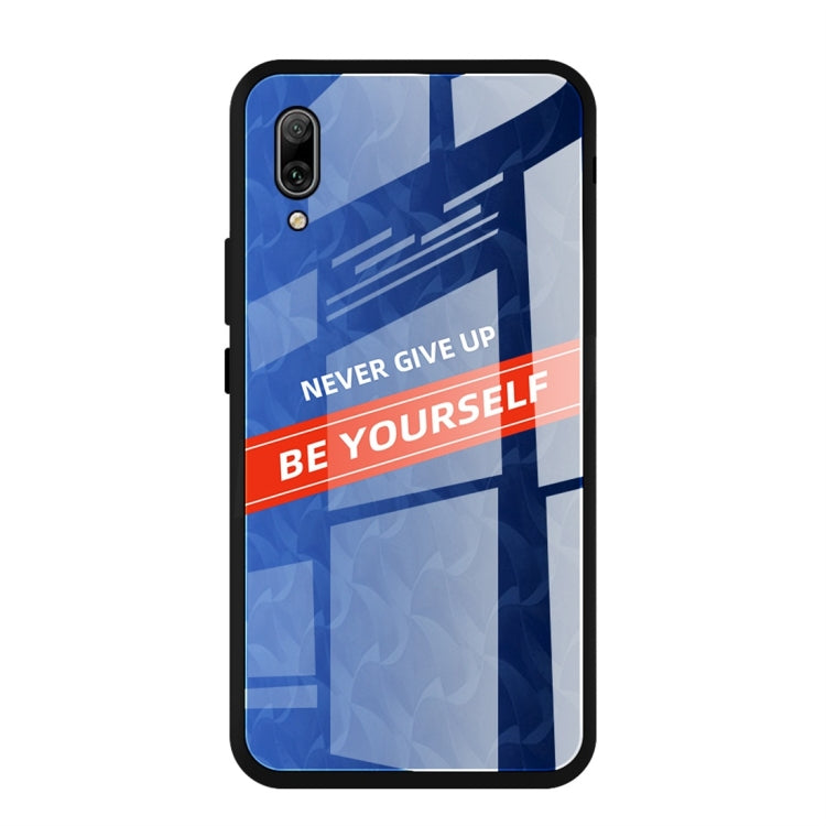 For Huawei Enjoy 9 Plus Shockproof PC + TPU + Glass Protective Case