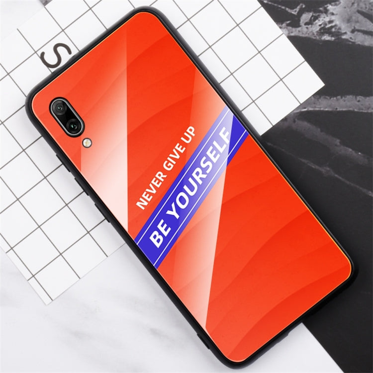 For Huawei Enjoy 9 Plus Shockproof PC + TPU + Glass Protective Case