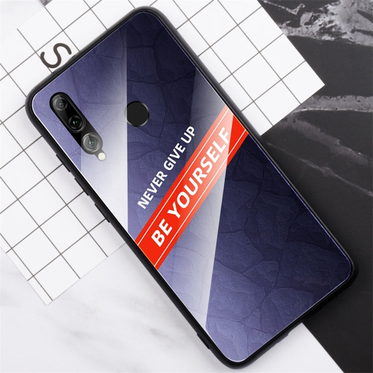 For Huawei Enjoy 9s Shockproof PC + TPU + Glass Protective Case
