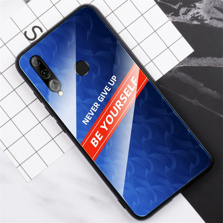 For Huawei Enjoy 9s Shockproof PC + TPU + Glass Protective Case