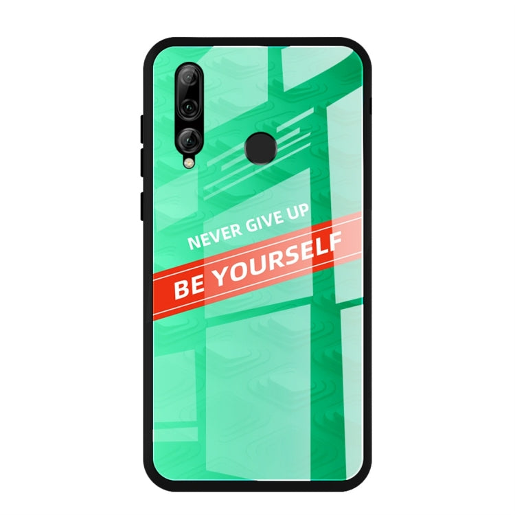 For Huawei Enjoy 9s Shockproof PC + TPU + Glass Protective Case
