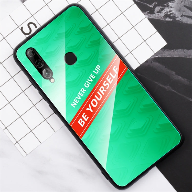 For Huawei Enjoy 9s Shockproof PC + TPU + Glass Protective Case