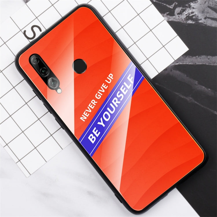 For Huawei Enjoy 9s Shockproof PC + TPU + Glass Protective Case