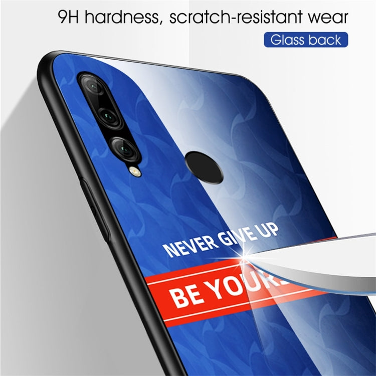 For Huawei Enjoy 9s Shockproof PC + TPU + Glass Protective Case
