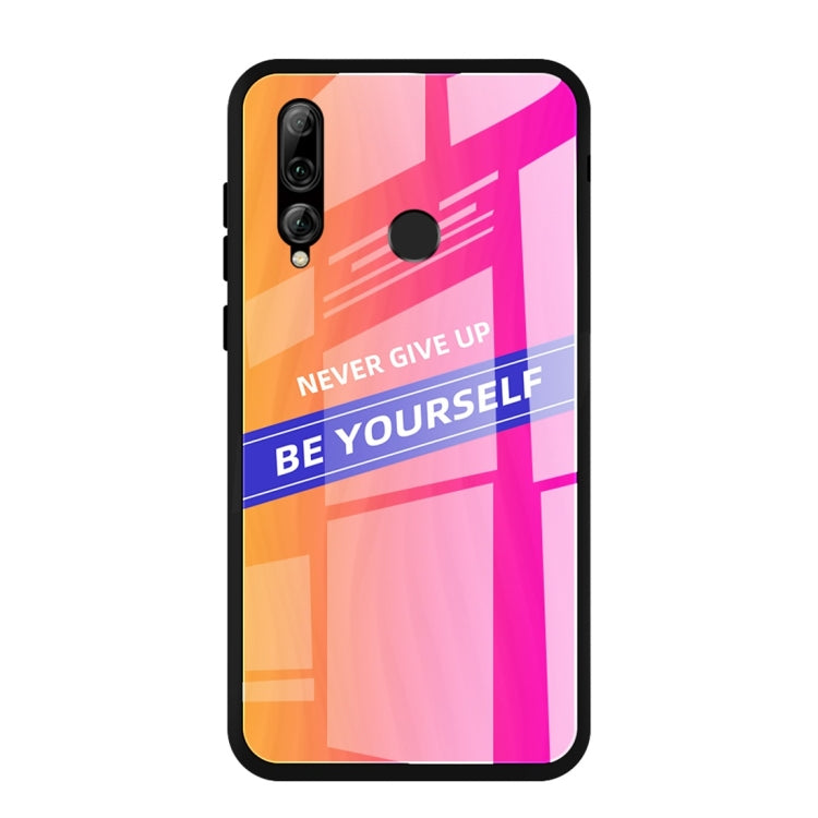 For Huawei Enjoy 9s Shockproof PC + TPU + Glass Protective Case