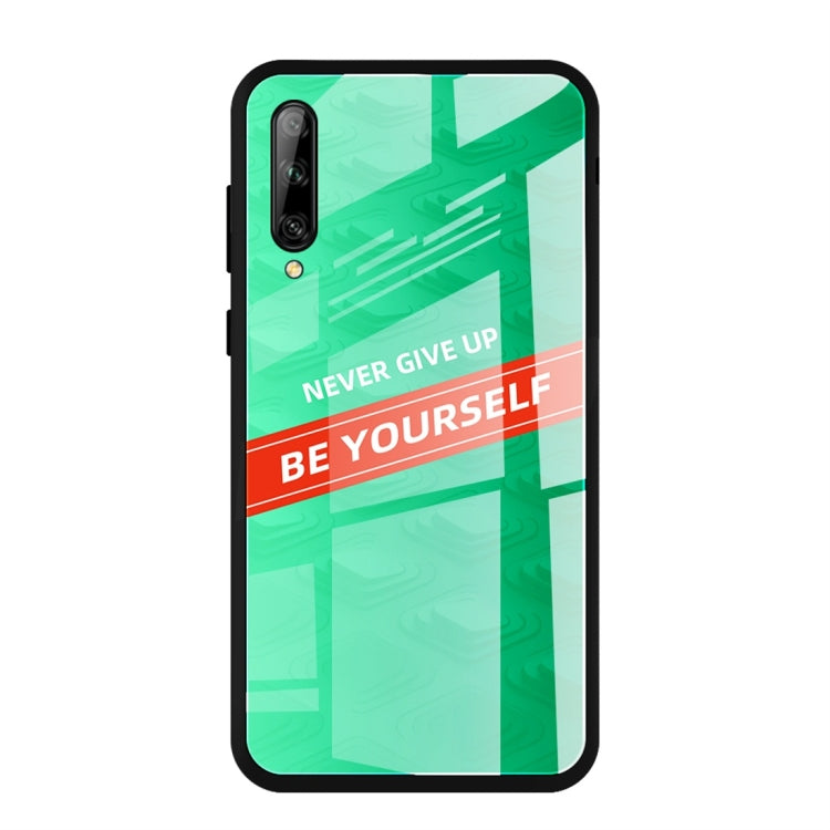 For Huawei Enjoy 10 Plus Shockproof PC + TPU + Glass Protective Case