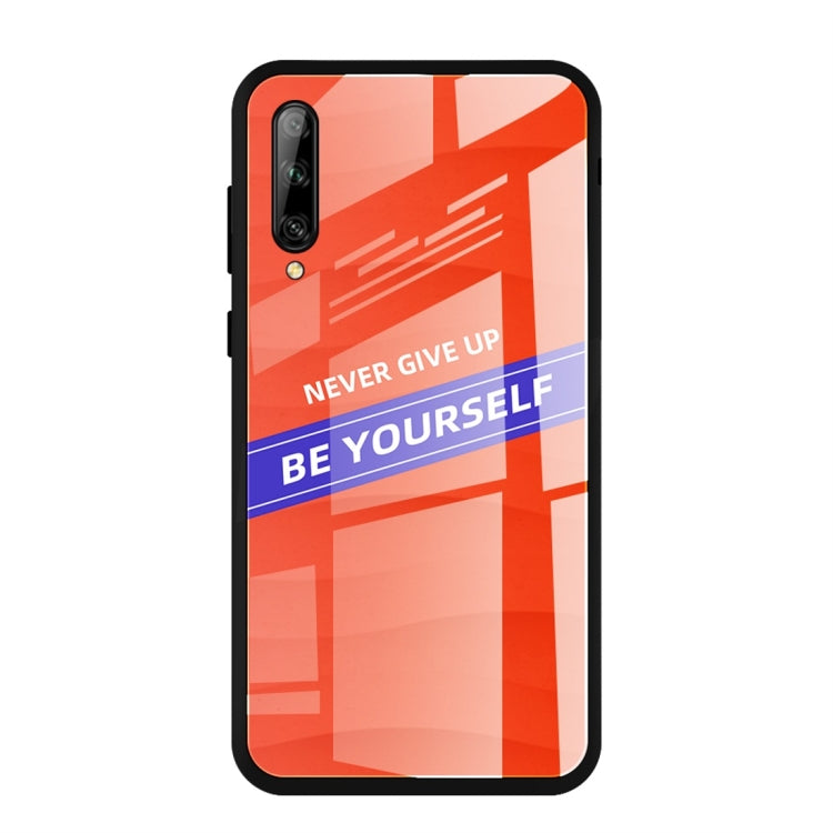 For Huawei Enjoy 10 Plus Shockproof PC + TPU + Glass Protective Case