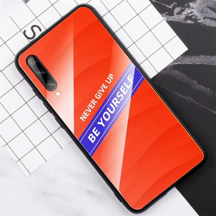 For Huawei Enjoy 10 Plus Shockproof PC + TPU + Glass Protective Case