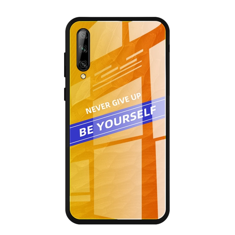 For Huawei Enjoy 10 Plus Shockproof PC + TPU + Glass Protective Case