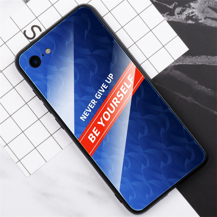 For iPhone 7 / 8 Shockproof PC + TPU + Glass Protective Case