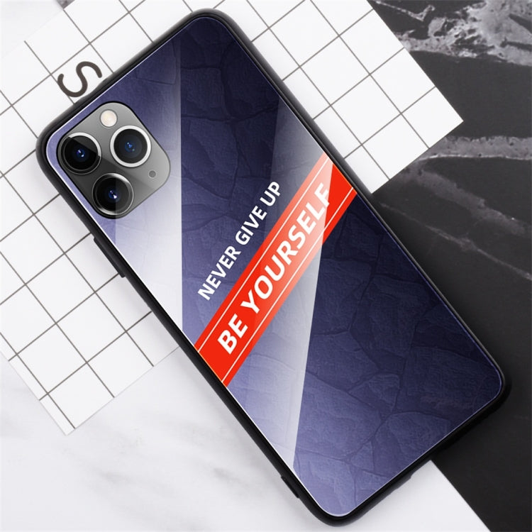 For iPhone 11 Pro Max Shockproof PC + TPU + Glass Protective Case