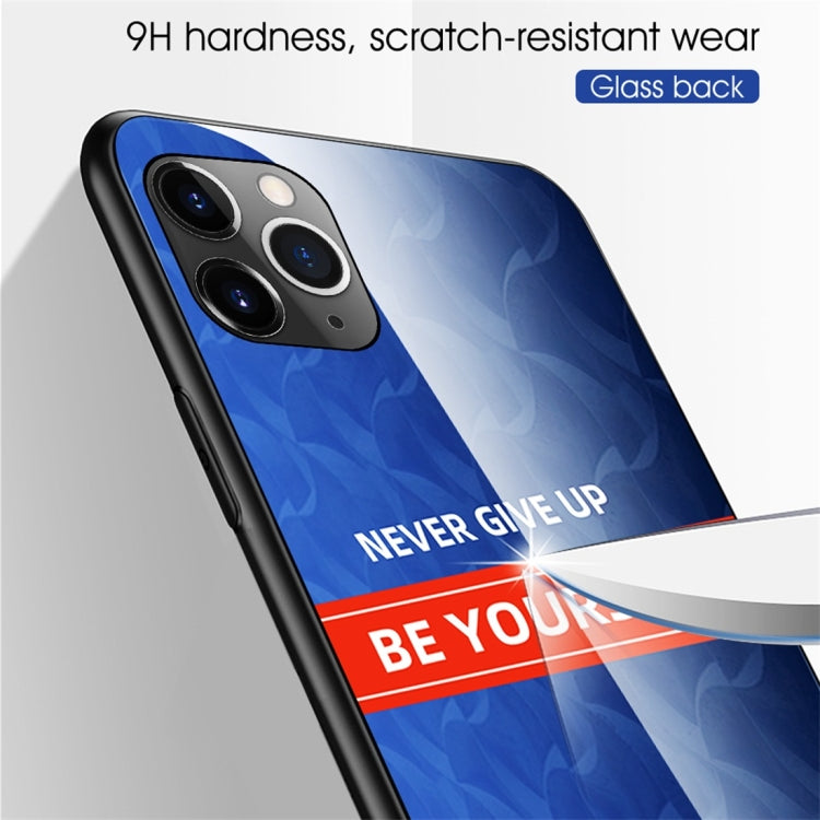 For iPhone 11 Pro Max Shockproof PC + TPU + Glass Protective Case
