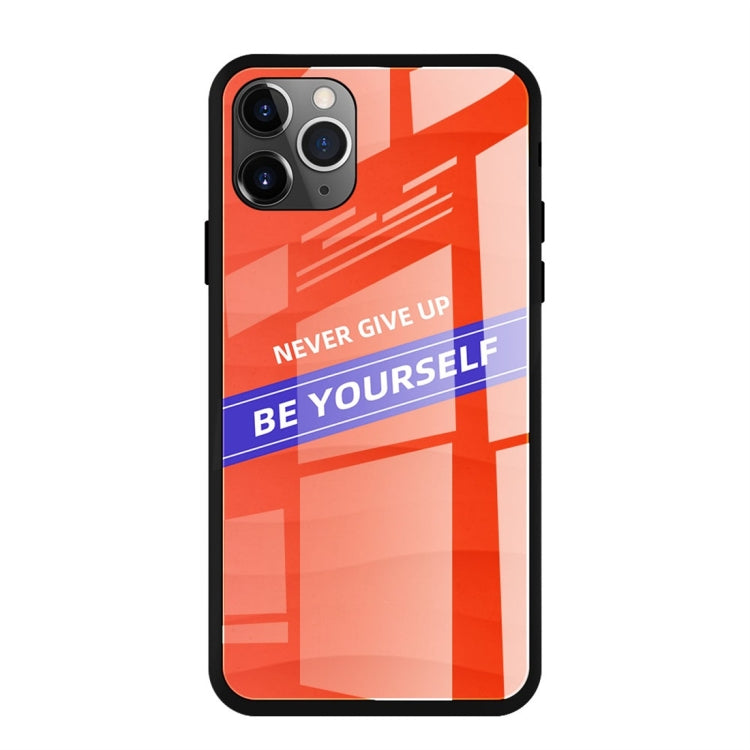For iPhone 11 Pro Max Shockproof PC + TPU + Glass Protective Case