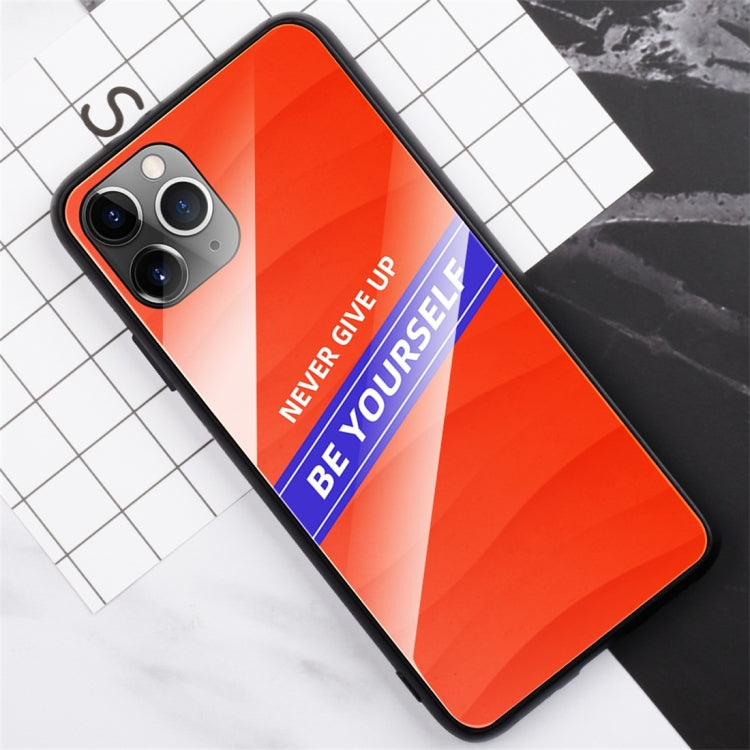 For iPhone 11 Pro Max Shockproof PC + TPU + Glass Protective Case