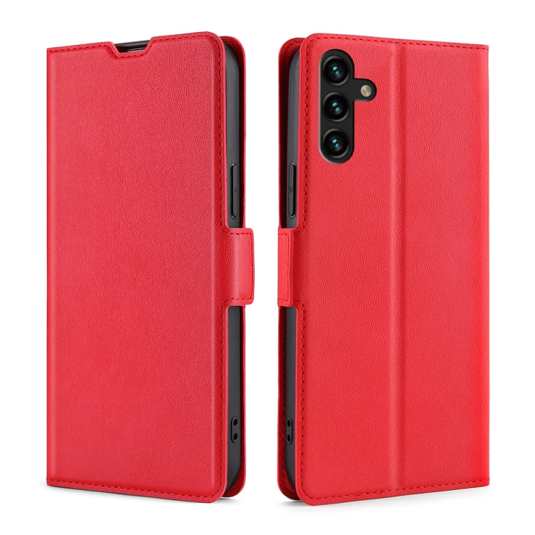 For Samsung Galaxy A13 5G Ultra-thin Voltage Buckle PU + TPU Horizontal Flip Leather Case with Holder & Card Slot