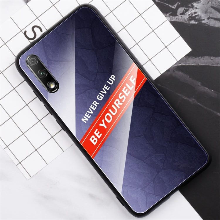 For Huawei Honor 9X Shockproof PC + TPU + Glass Protective Case