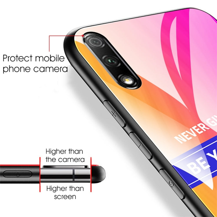 For Huawei Honor 9X Shockproof PC + TPU + Glass Protective Case