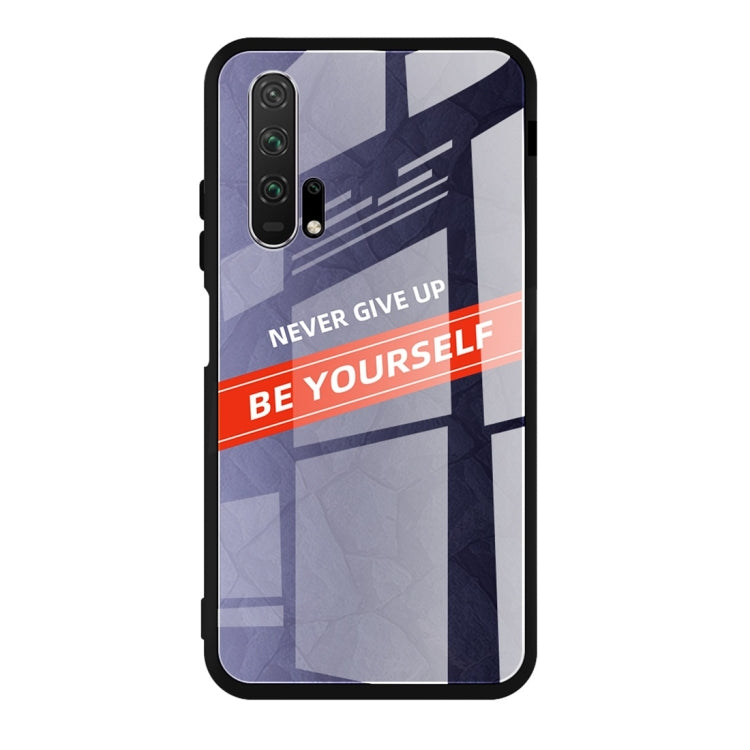 For Huawei Honor 20 Shockproof PC + TPU + Glass Protective Case