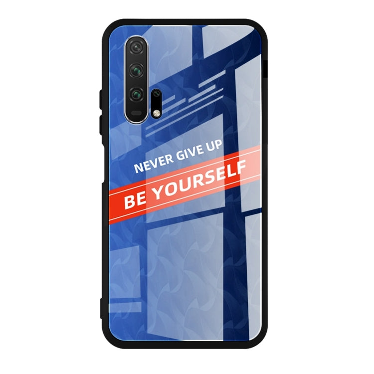 For Huawei Honor 20 Shockproof PC + TPU + Glass Protective Case